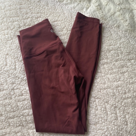 lululemon athletica Pants - Maroon Lululemon Leggings